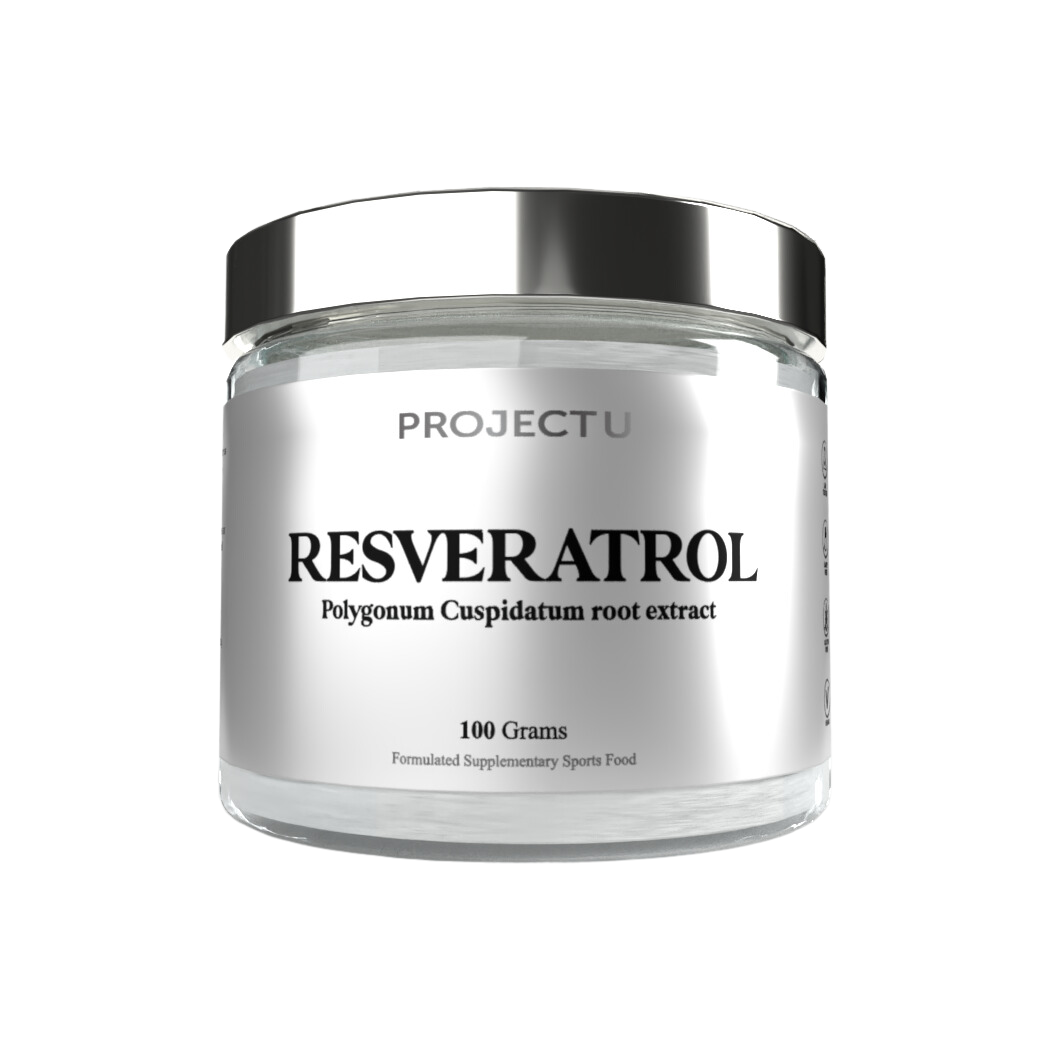 Projectu 100 Pure Resveratrol Powder 100g Projectu Health